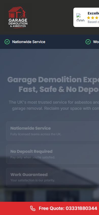 Garage Demolition & Asbestos — Gallery image 2